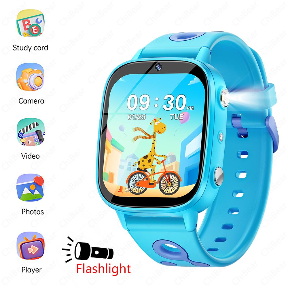 New Smart Watch For Children HD Touch Screen Camera 26 Games Learn vocabulary Alarm Clock Calculator Birthday Gift Boy Girl