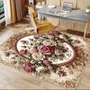 1 Stück Floral Ornament Nicht-Rutsch-Boden Teppich, geeignet für Büro, Schlafzimmer und Spielzimmer. Kann auch als Sofafußstützenbezug verwendet werden - T64