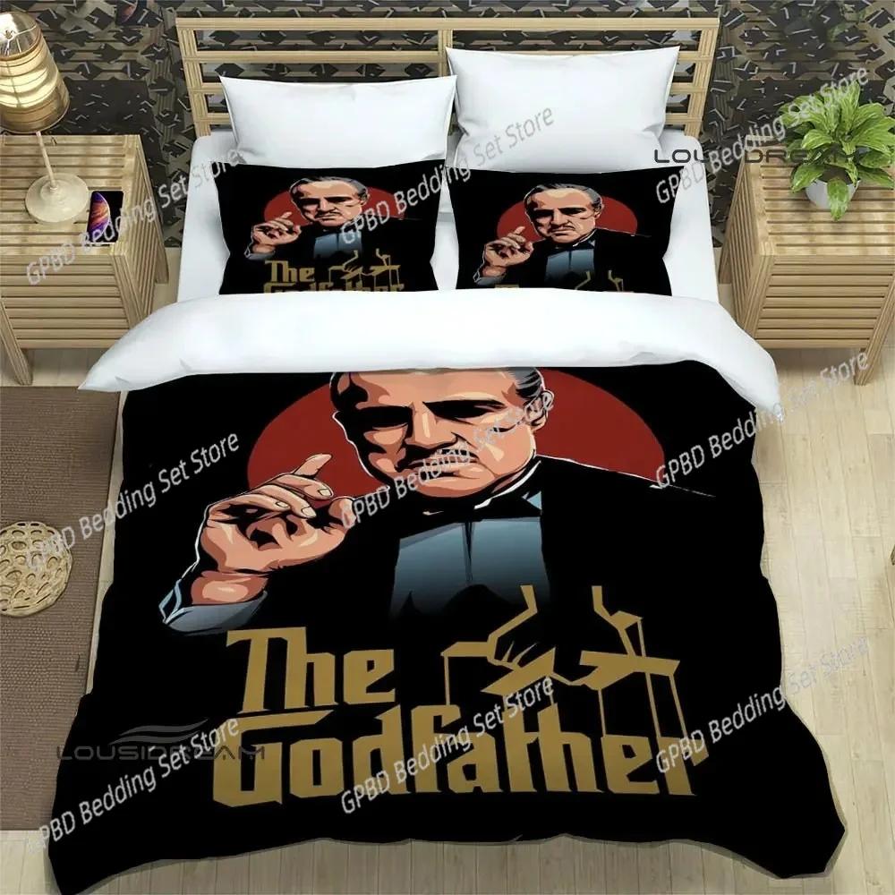 Comforter The Godfather Bedding Set 3D Printed Suitable For Bedroom Kids Home Textile