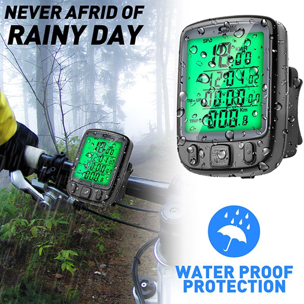 

Цифровой компьютерный одометр, ЖК-дисплей, компьютерный велосипедный спидометр, велосипедный спидометр с подсветкой