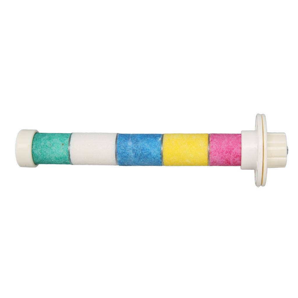 Bird Perch Stand Toy Quartz Stone Wearproof Durable Grinding Claws Beak Washable Bird Cage Accessories for Indoor