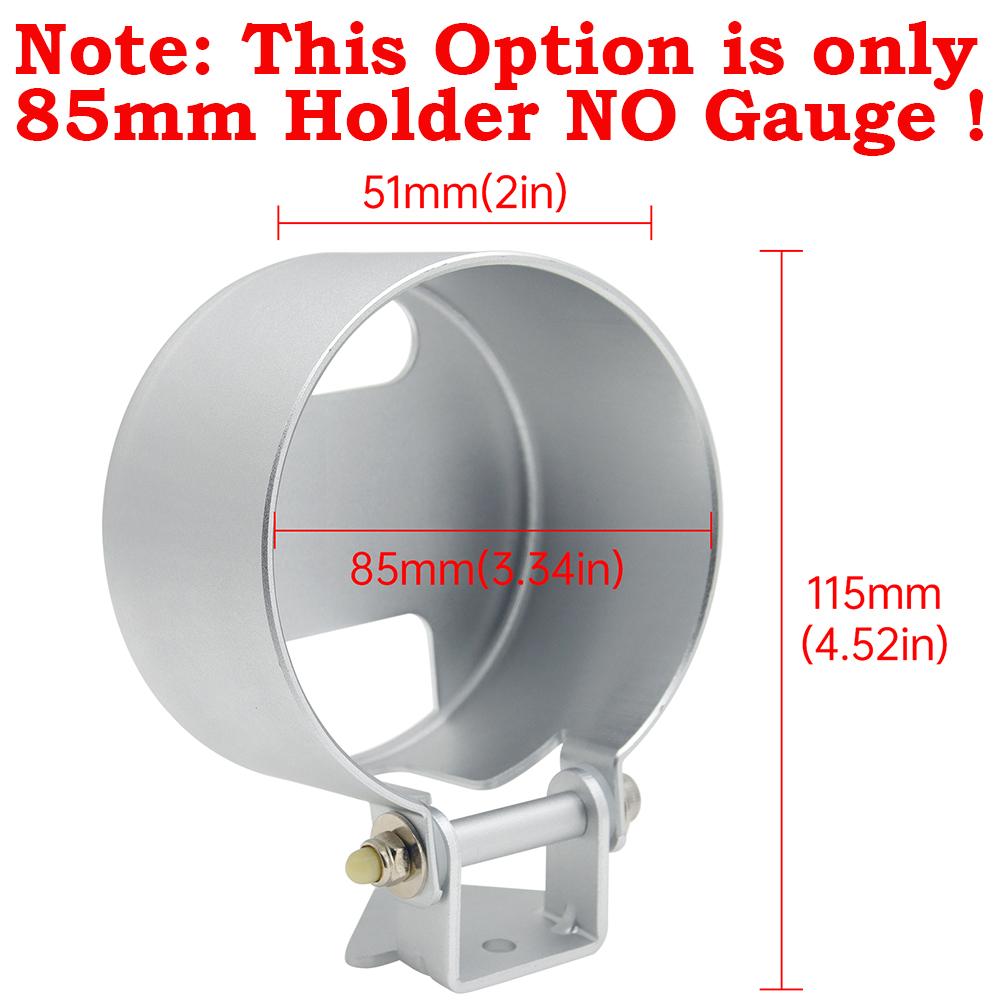 7 Color LED  30/60/80/120/200KMH 85MM GPS Speedometer Gauge with GPS Antenna For Motorcycle Boat Car Truck Speed Gauge 9-32V No Gauge Only Holder