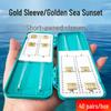 Gold Sea Evening Double Hook - Anti-tangle Short-shank Fishing Hooks for Crucian Carp, Outdoor Wild Sleeve Hooks
