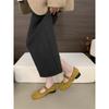 Flat-bottomed Gentle Evening Shoes French Single Shoes Women's Summer 2025 New Soft-soled Pig's Trotters Split-toed Shoes Mary Jane Ladyshoes