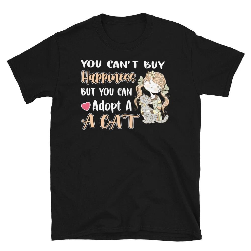 Adopt A Cat Cute Cat Funny Animal Kitty Cats T-Shirt 3XL