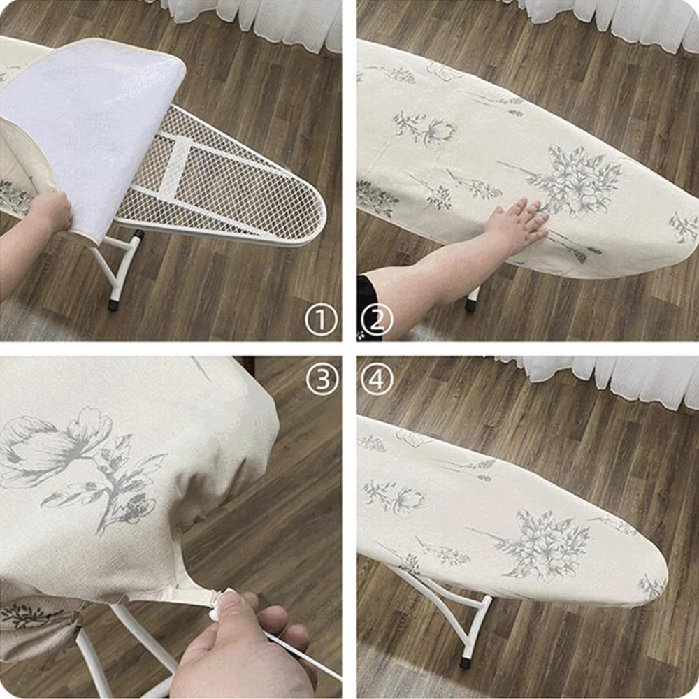 1pcs with Elastic Edge Ironing Board Cloth 140*50cm Ironing Board Cover Pad  For Ironing Table