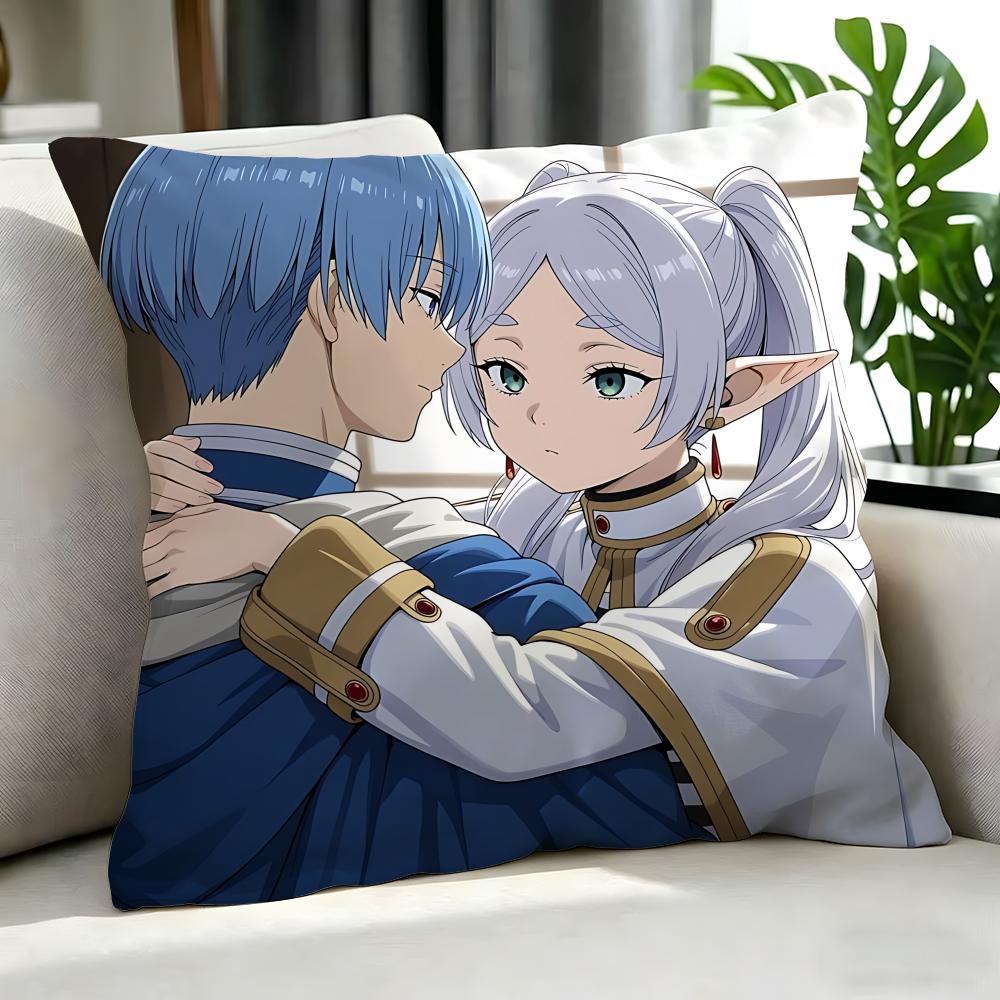 anime Frieren Beyond Journeys End Cushion Cover Cushion Cover Set Pcs x x x Pillowcase Decorative Sofa Home Decor