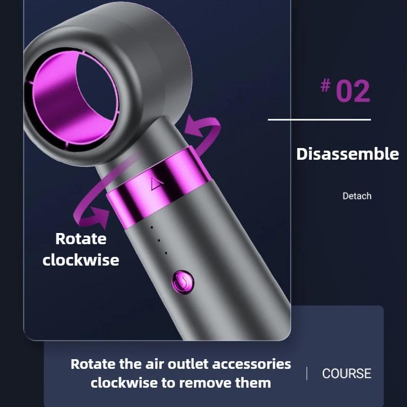 Multifunctional 5-in-1 Hair Dryer 600W Professional Air Hair Styler Hot Air Comb Suitable for Home Low Noise Hot and Cold Air