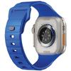 Uniq Pasek Stride Apple Watch Series1/2/3/4/5/6/7/8/9/Se/Se2/Ultra/Ultra 2 42/44/45/49Mm Fkm Rubber Strap Niebieski/Cobalt Blue