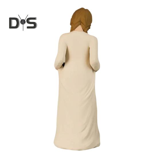 Kobiety Czarny Kot Figurka Czarny Kociak Statua Żywiczna Rzeźba Dekoracja Ozdoba na Biurko Półkę na Książki Prezenty Pamiątkowe dla Kota