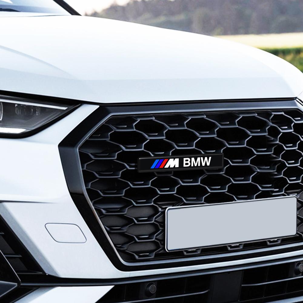 LED Front Grille Mesh Badge Light For BMW M X5 X3 X1 7 5 3 2 1 Series Bumper Grill Glowing Emblem Lamp Replacement Accessory