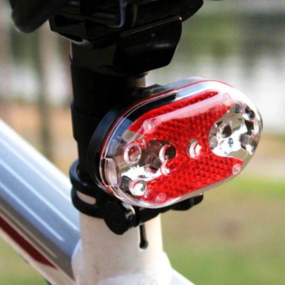 2 Colors Led Red Taillight 9LED Fender Rear Light  For Bicycle Battery Power Cycling Accessory