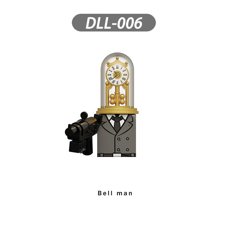 MOC Skibidi Toilet Man Vs Monitor Building Blocks The Audio and Camera Man Toys For Children Christmas Birthday Gift