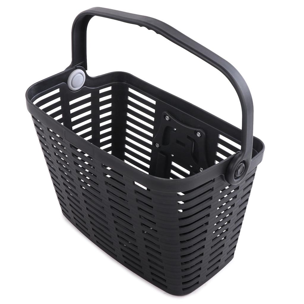 Plastic stuurfietsmand - zwart