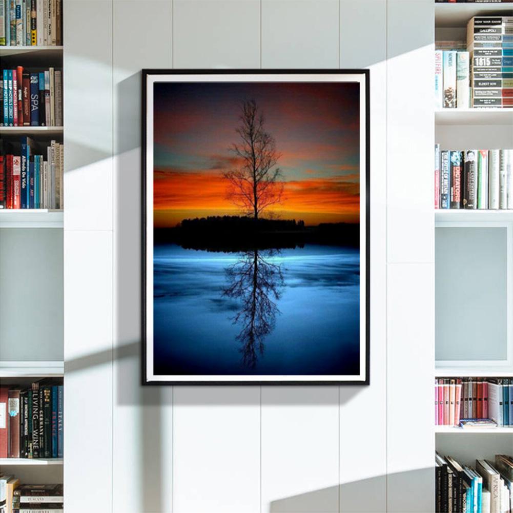 Buy 5D DIY Full Drill Diamond Painting Tree Cross Stitch Embroidery ...
