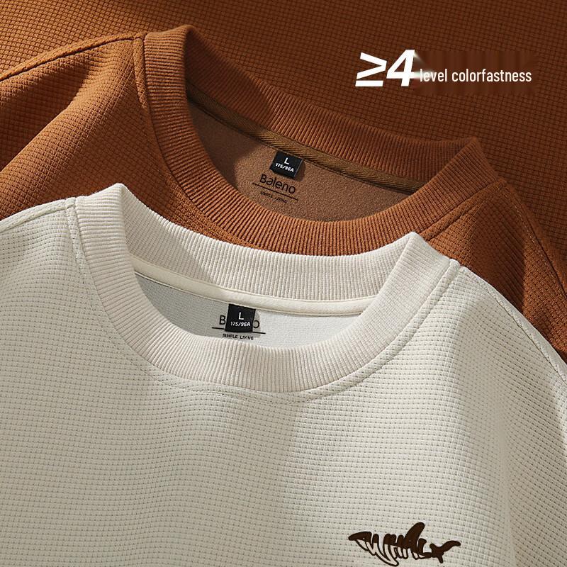 Baleno Men's Waffle Knit Loose Fit Sweatshirt