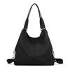 New fashionable textured nylon women's bag lightweight Oxford cloth shoulder large bag handbag large capacity