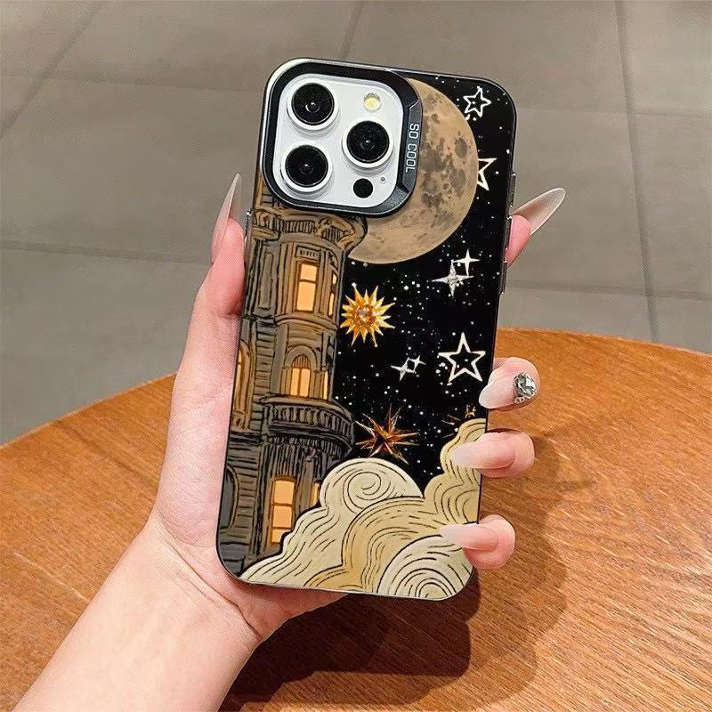 Night Sky Castle Phone Case for Apple iPhone 17/16 Pro Max/15 Pro/14/13/12