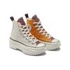 Converse Run Star Hike Tri-Panel Comfortable Versatile High-Top Canvas Shoes Unisex Sneakers Orange White 171122C