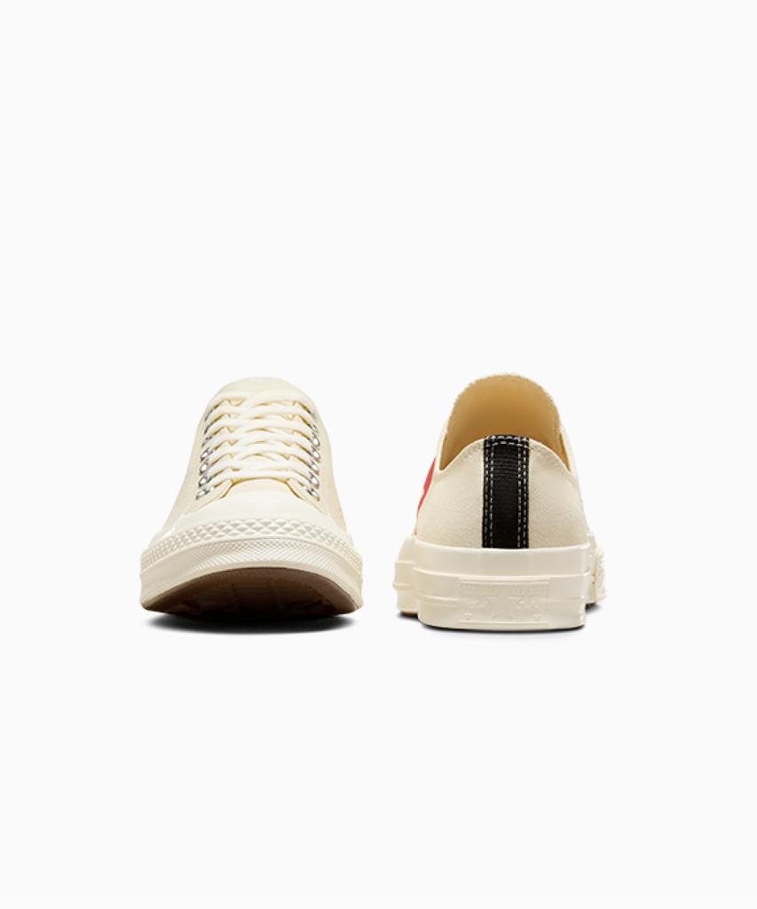 Converse X Comme Des Garçons Play Chuck 70 Egret A08795C