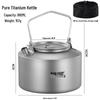 UOSO Portable Titanium Travel Tea Set