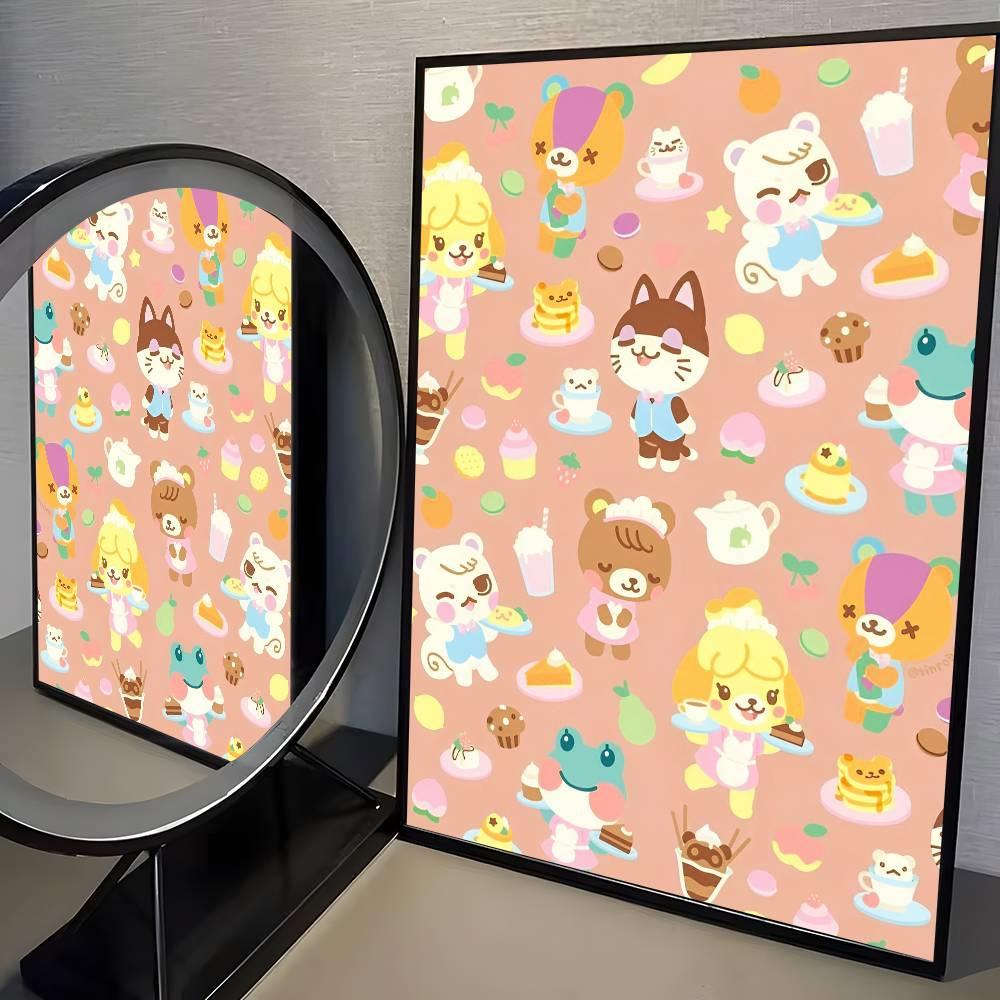 Animal Crossing New Horizons Diamantmalerei DIY Kunst Voll Runde Quadratische Diamantmosaik Heimdekoration Kindergeschenk