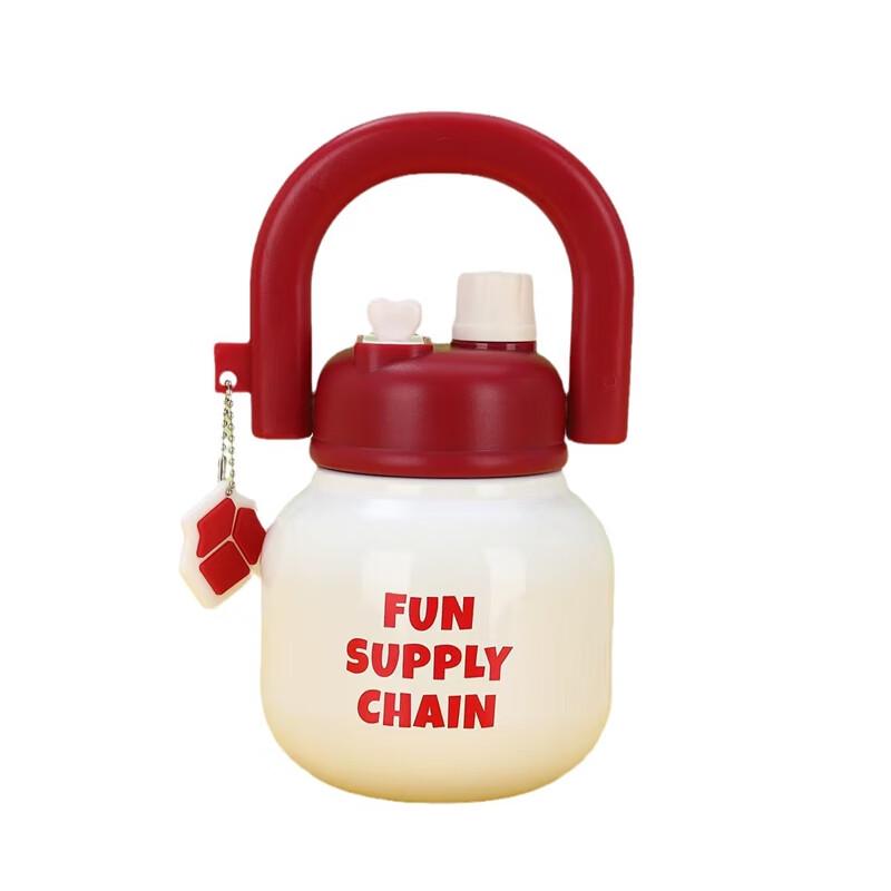 MRSIKEY Portable Insulated Double-Drink Mug