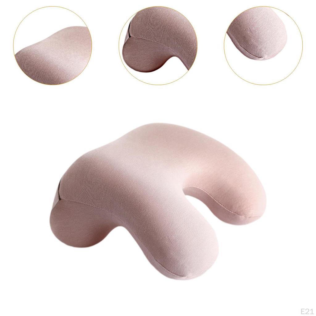 Reisekissen, Nickerchenkissen, Ultraleichtes Weiches Ergonomisches Tragbares Nickerchen-Gesichtskissen, Schlafkissen