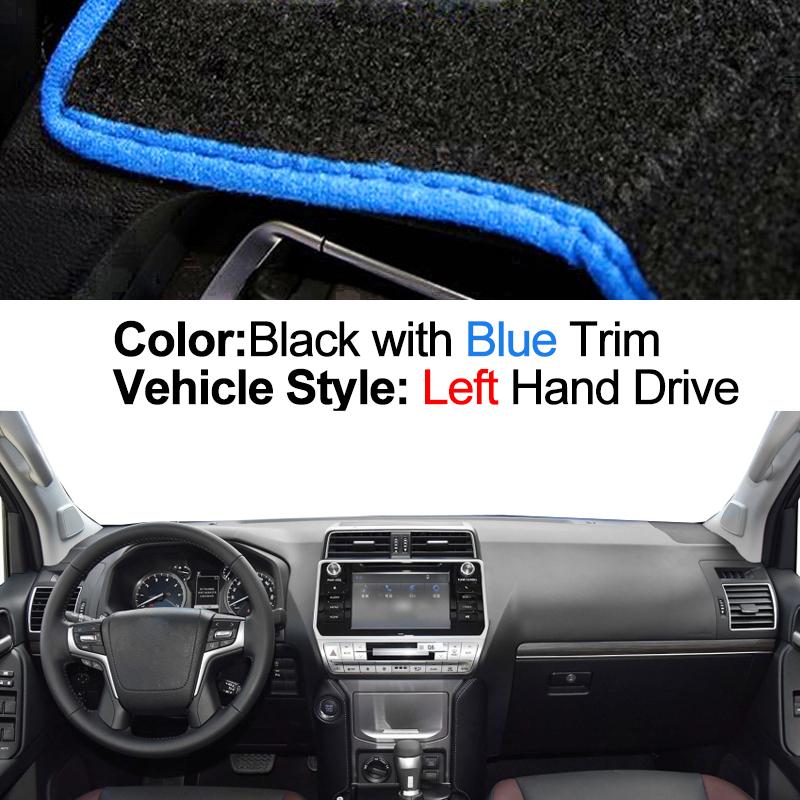 Car Inner Dashboard Cover For Toyota Land Cruiser Prado 2018 2019 Auto Dash Mat Carpet Cape Anti-sun Sun shade Dashmat 2015