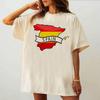 Spain T Shirt Women Y2k Grunge Breathable 2000s Trendy Classic Women Tshirt Streetwear Pop Culture 80s Y2k Retro Classic Tops