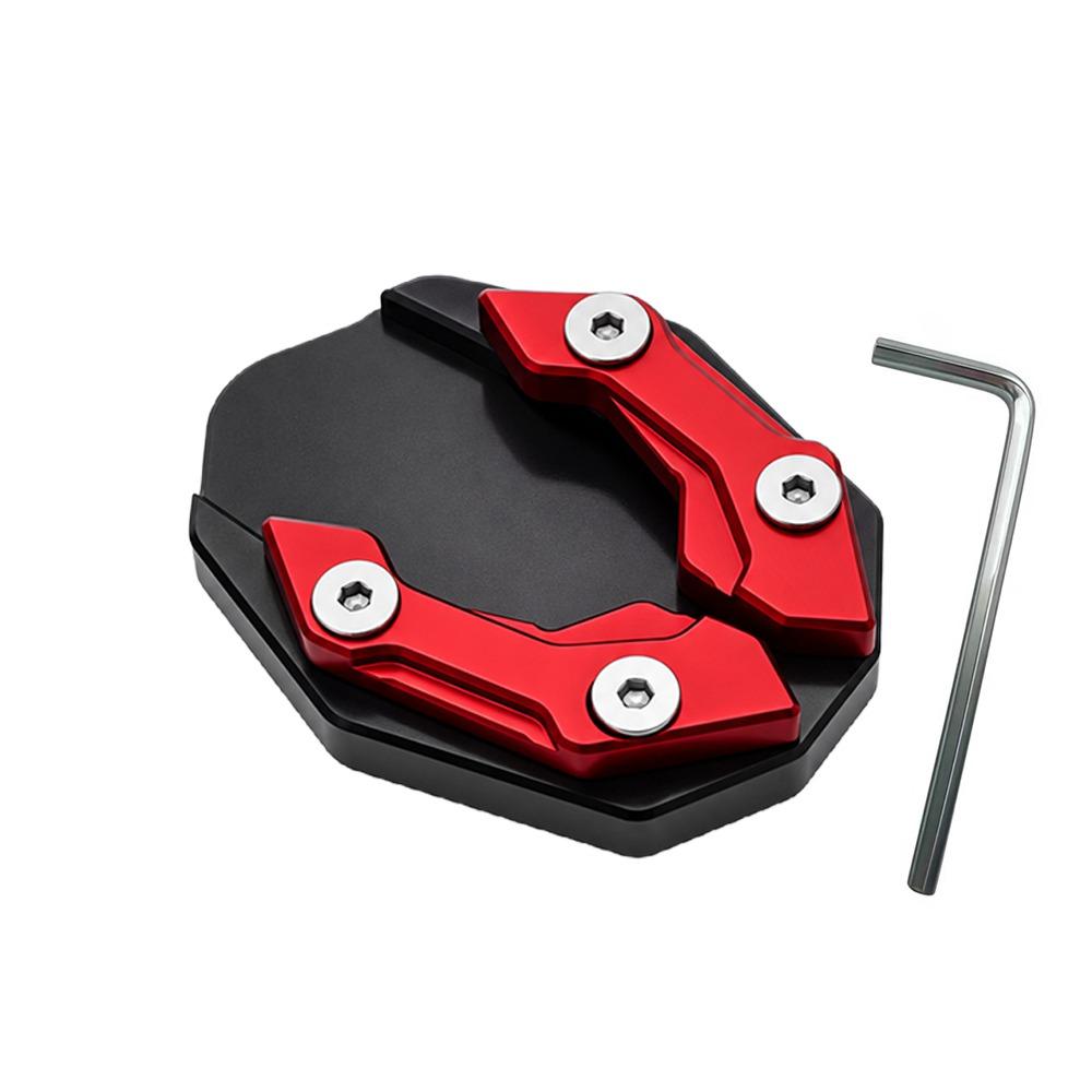 Aluminum Alloy Kickstand Foot Pad Universal Side Stand Extender Motorcycle Parking