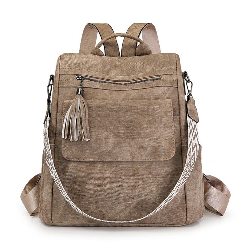 New fashion casual women s backpack anti-theft backpack хаки
