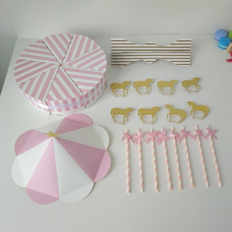 Karussells Süßigkeitenboxen für Hochzeitsgeschenke Kindergeburtstagsfeier Dekoration Geschenkbox Süßigkeitenbehälter