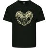 Heaven Angel Skeleton In a Heart Skull Mens Cotton T-Shirt Tee Top