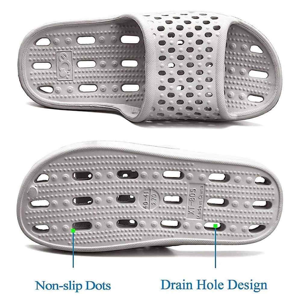 Shower Shoes Quick Drying Non-Slip Comfortable House Lightweight Slippers for Men Women