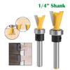 Professional Heavy Duty Dovetail Router Bit Professional Wood Joinery Tool 1/4 Shank With High Durability Cutting Edges