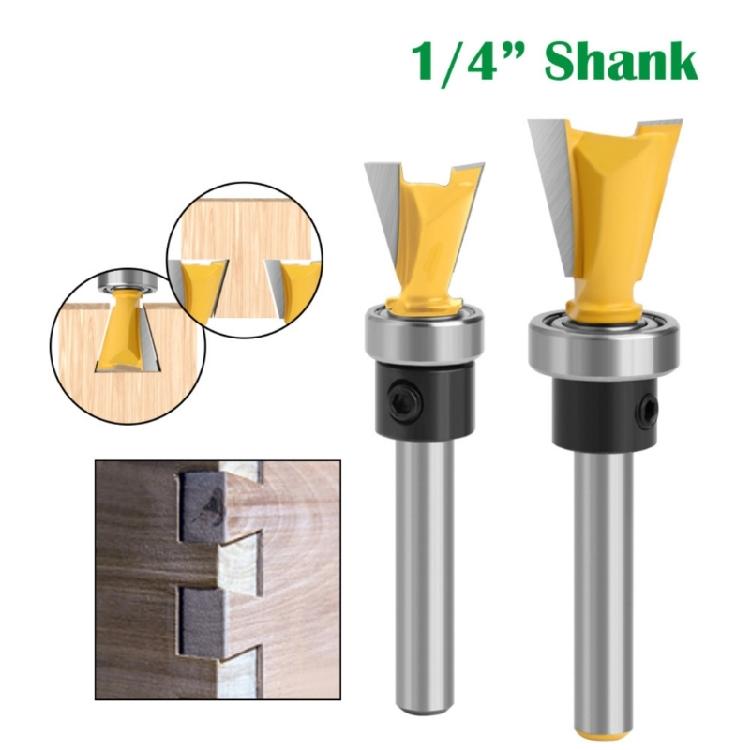 Professional Heavy Duty Dovetail Router Bit Professional Wood Joinery Tool 1/4 Shank With High Durability Cutting Edges