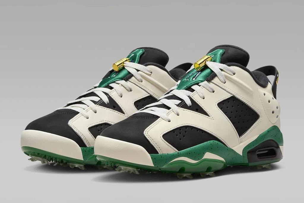 FJ0848-100 Eastside Golf Nike Air Jordan 6 Low Golf White Malachite 1961 (Men's)