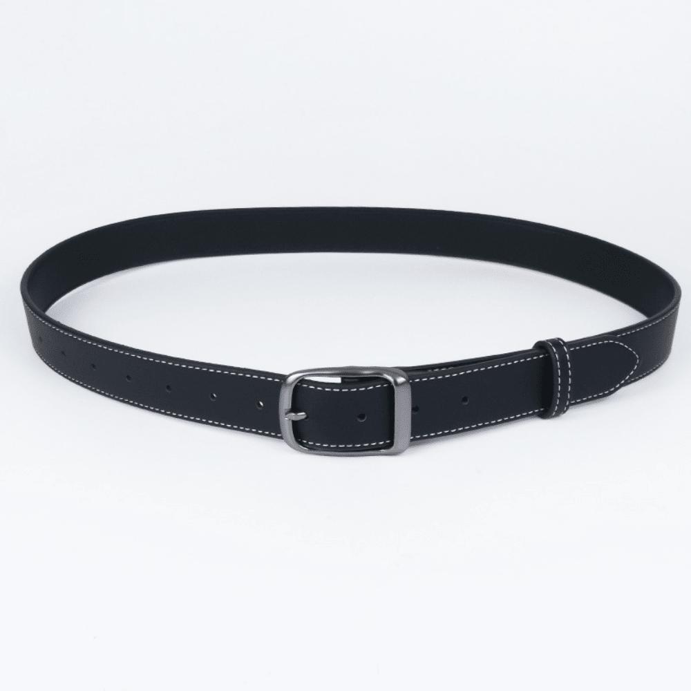 Unisex Simple Versatile Pin Buckle Belt Fashion Jeans Versatile Black Belt