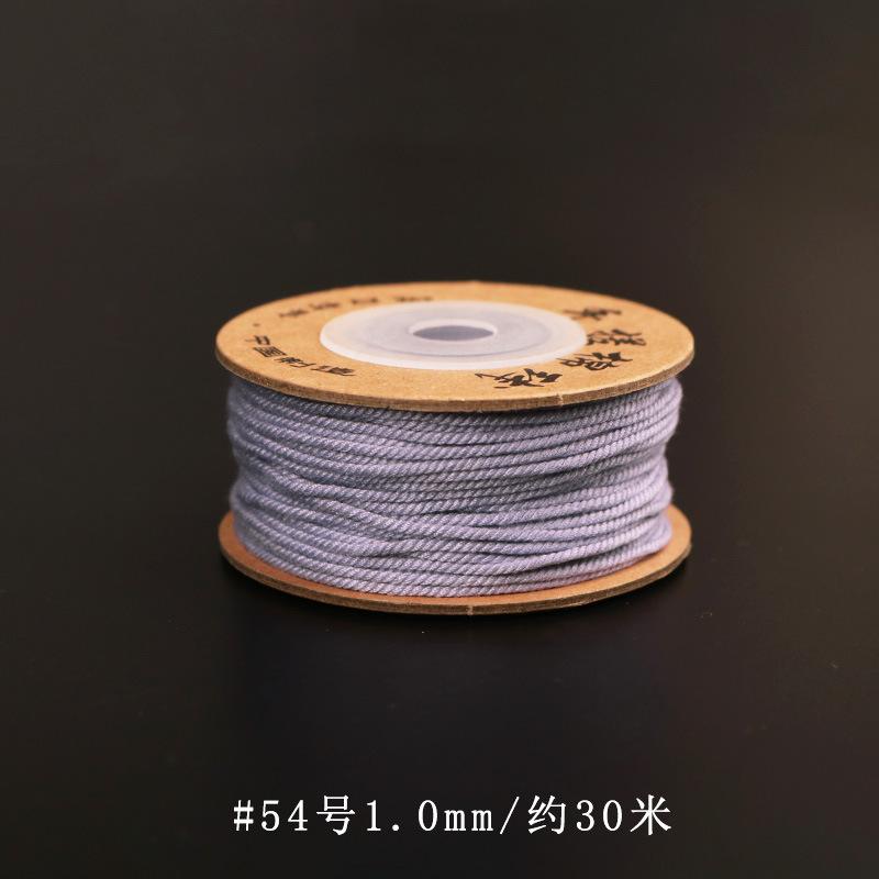 Filo di Cotone Tibetano Strofinato a Mano, Braccialetti Intrecciati a Mano, Stelle Luna, Perle Bodhi Buddha, Nappe, E Fili da Gioco
