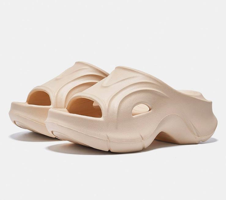 Damen Frühling/Sommer Höhenverstärkende Bequeme Strandsandalen