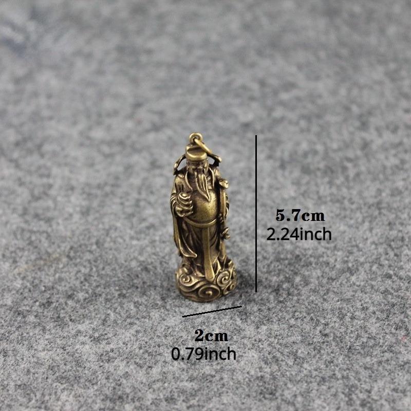 1Pc Copper Statue Ornaments Home Decoration Accesories Chinese God of Wealth Feng Shui Figurines home decor ornaments