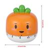 Mechanical Cooking Timer Manual Vegetables Shape Counters for Kitchen Timing Tool(Orange)
