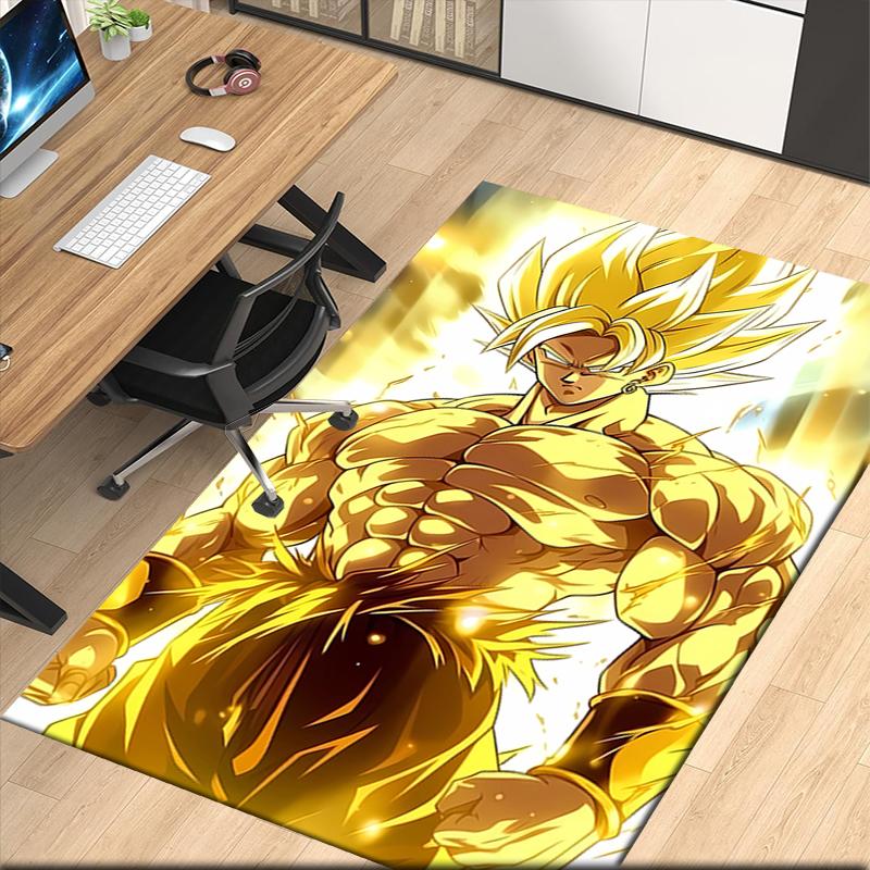 Dragon Ball Printed Carpet, for Office Chair Living Room Bedroom Kitchen Room Decor Gifts.