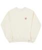 GRAVER [Unisex] Tie-Dye Flower Dot Smile Sweatshirt_Cream