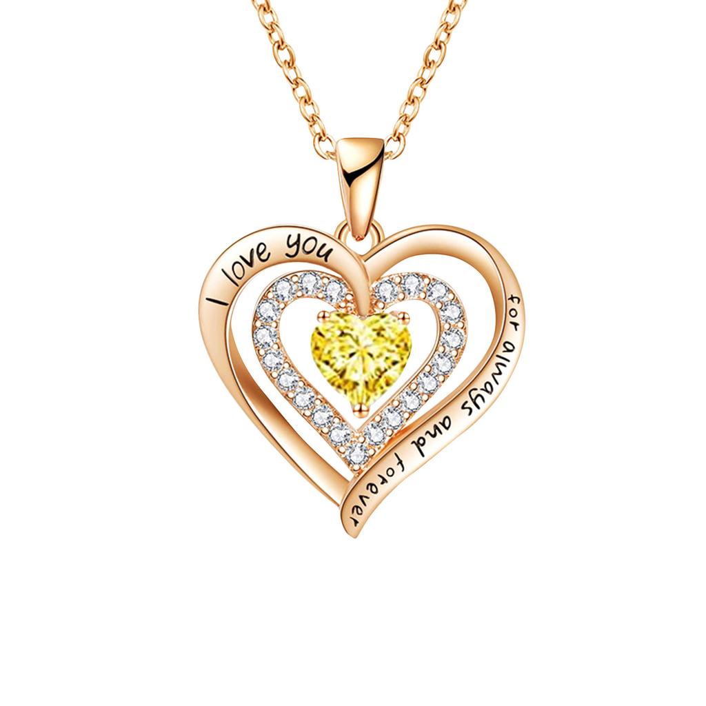 Women'S Necklace, Rhinestone Decoration Necklace Mother'S Day Gift