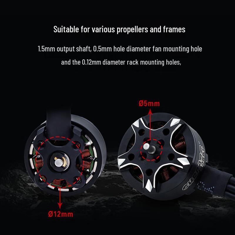 Jiangming Aviation S1504 Brushless Outrunner Motor for 2.5-inch FPV Drones