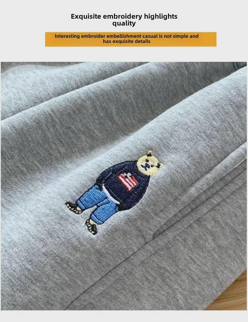 Boys' Thickened Velvet Fleece Sweatpants - Autumn/Winter Sports Pants