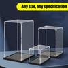Acrylic Display Case for Collectibles Assemble Clear Dustproof Display Box for Action Figures Model Doll Toys Display Home Storage Case