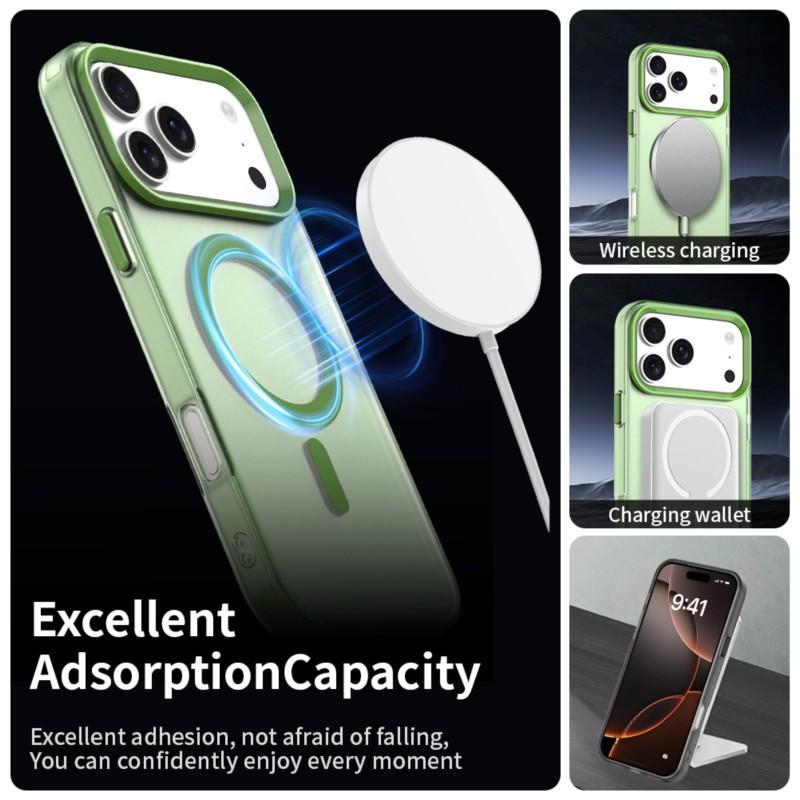 Luxury Magsafe Frosted Phone Case For IPhone 17 /17 Pro /17 Air Cover Anti-Fingerprint IPhone17 Pro Max Magnetic Wireless Charge Cover
